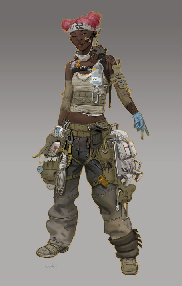Apex Legends Concept Art Hethe Srodawa lifeline final