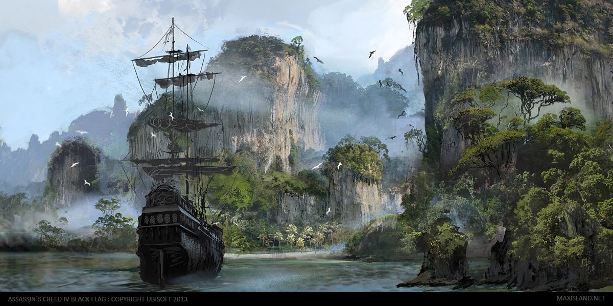 Assassins Creed IV Black Flag Concept Art Maxime Desmettre 00