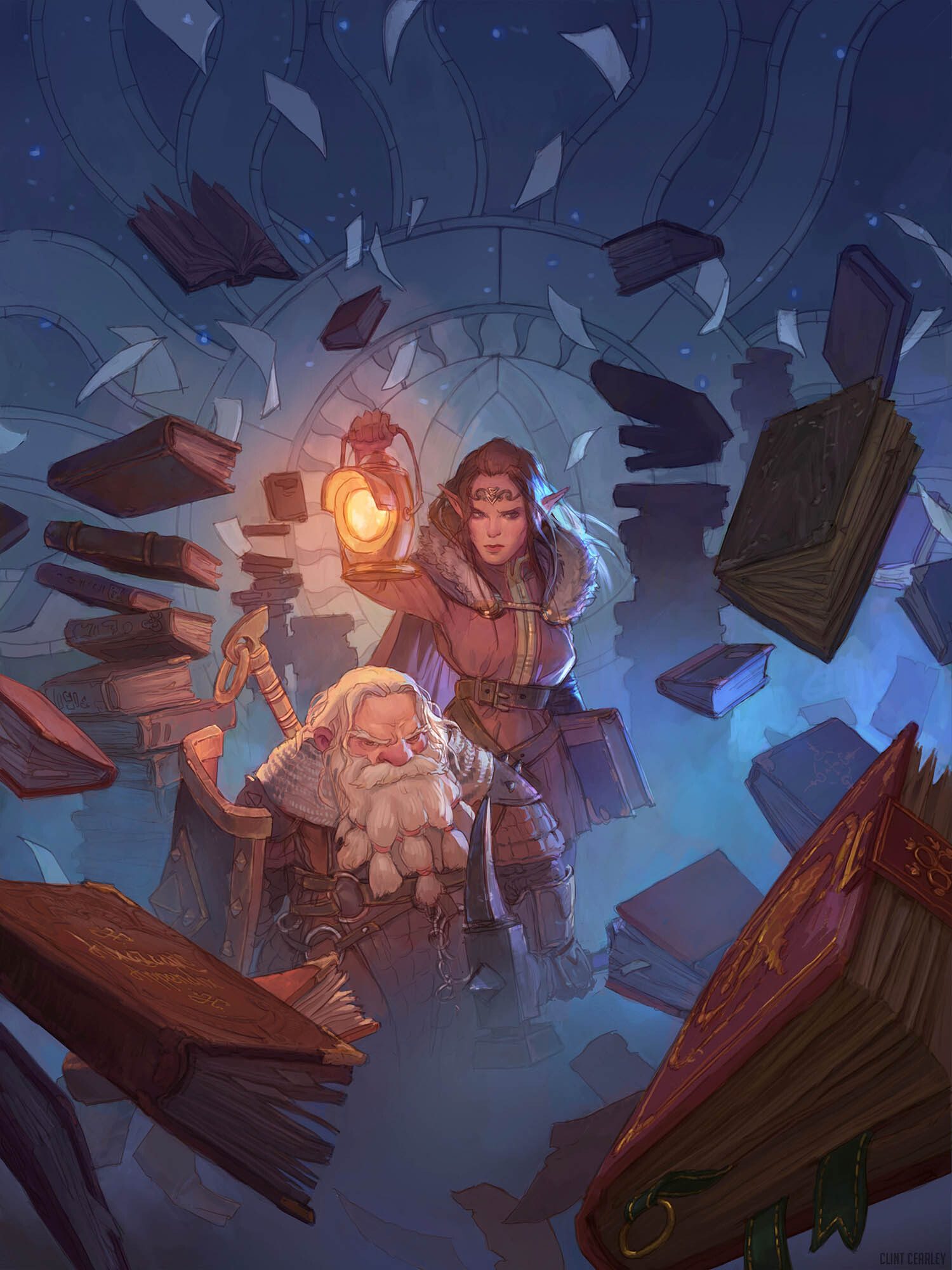 Clint Cearley Illustration Dragon Cover DD Magazine