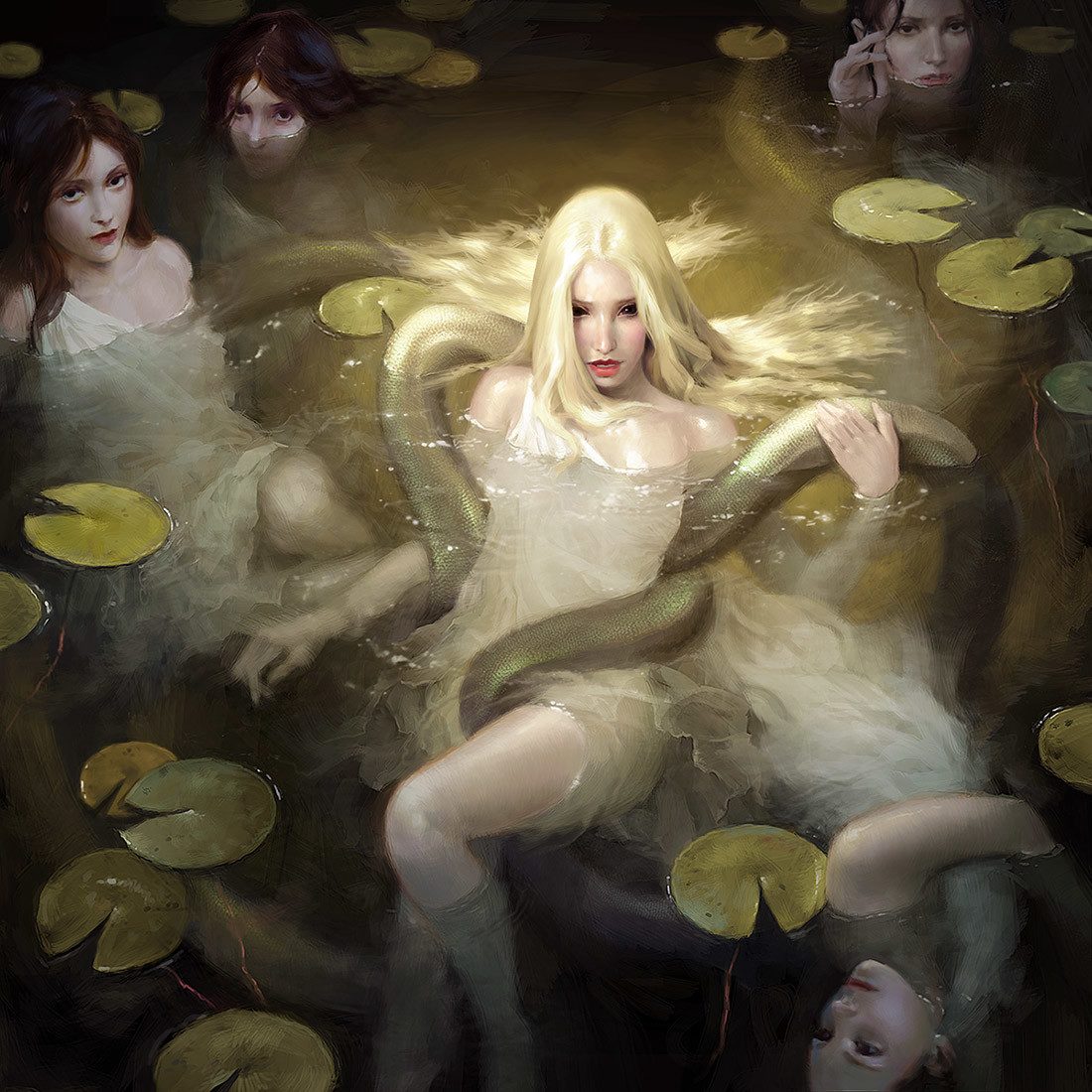 Clint Cearley Illustration The Naiads