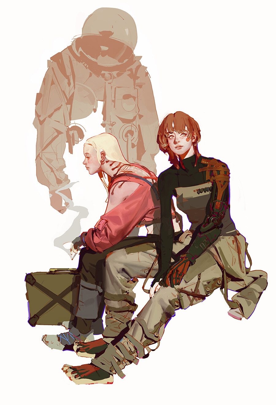 Min Yum Character Designs duo