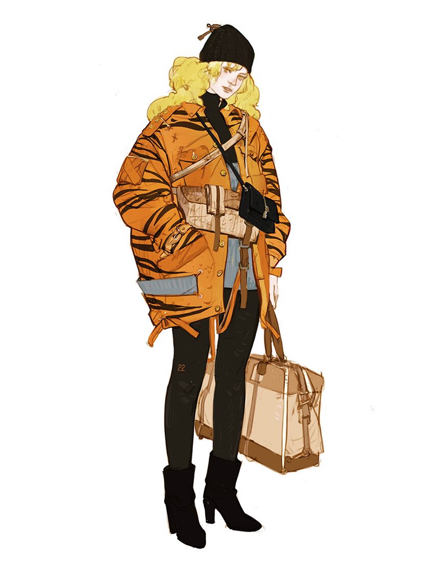 Min Yum Character Designs tiger