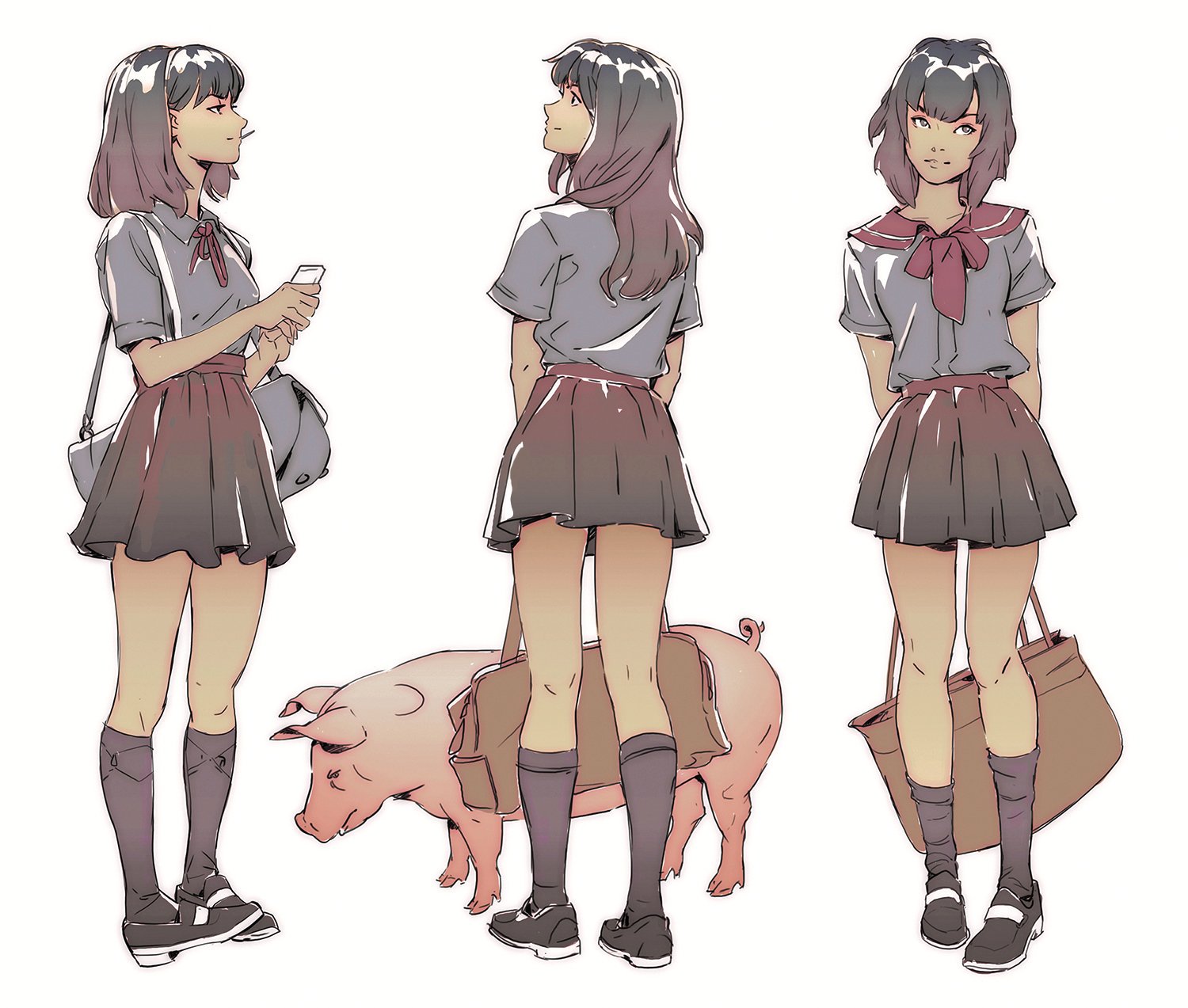 mitch mohrhauser concept art character 01 sketch