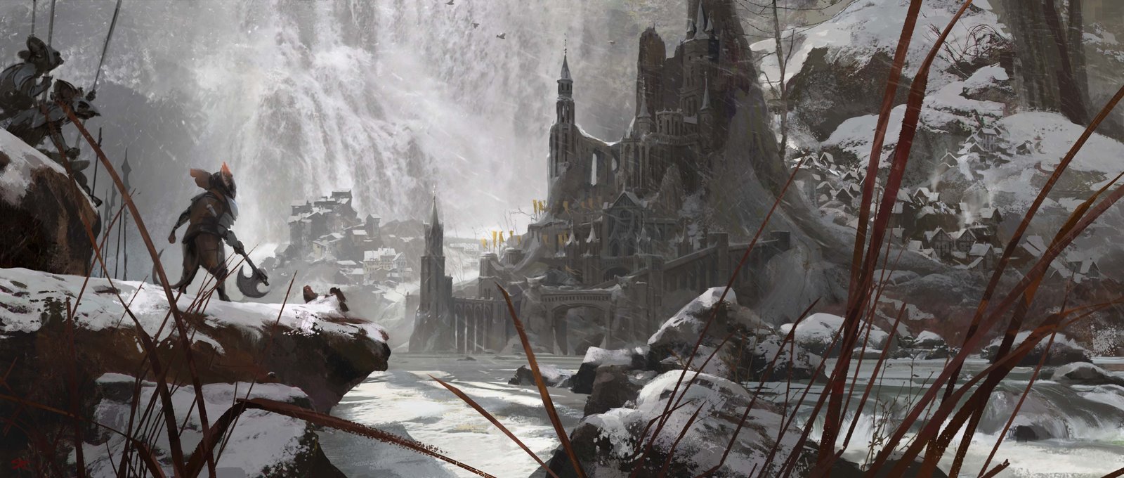 Mouse Guard Concept Art LoockHavenCastle SethEngstrom