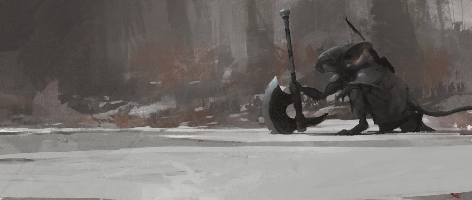 Mouse Guard Concept Art MidnightTestingTheIce SethEngstrom
