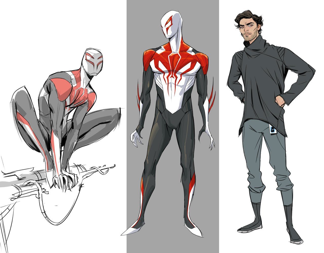 Spider Man Across The Spider Verse Concept Art Hethe Srodawa Character Design 2099 05