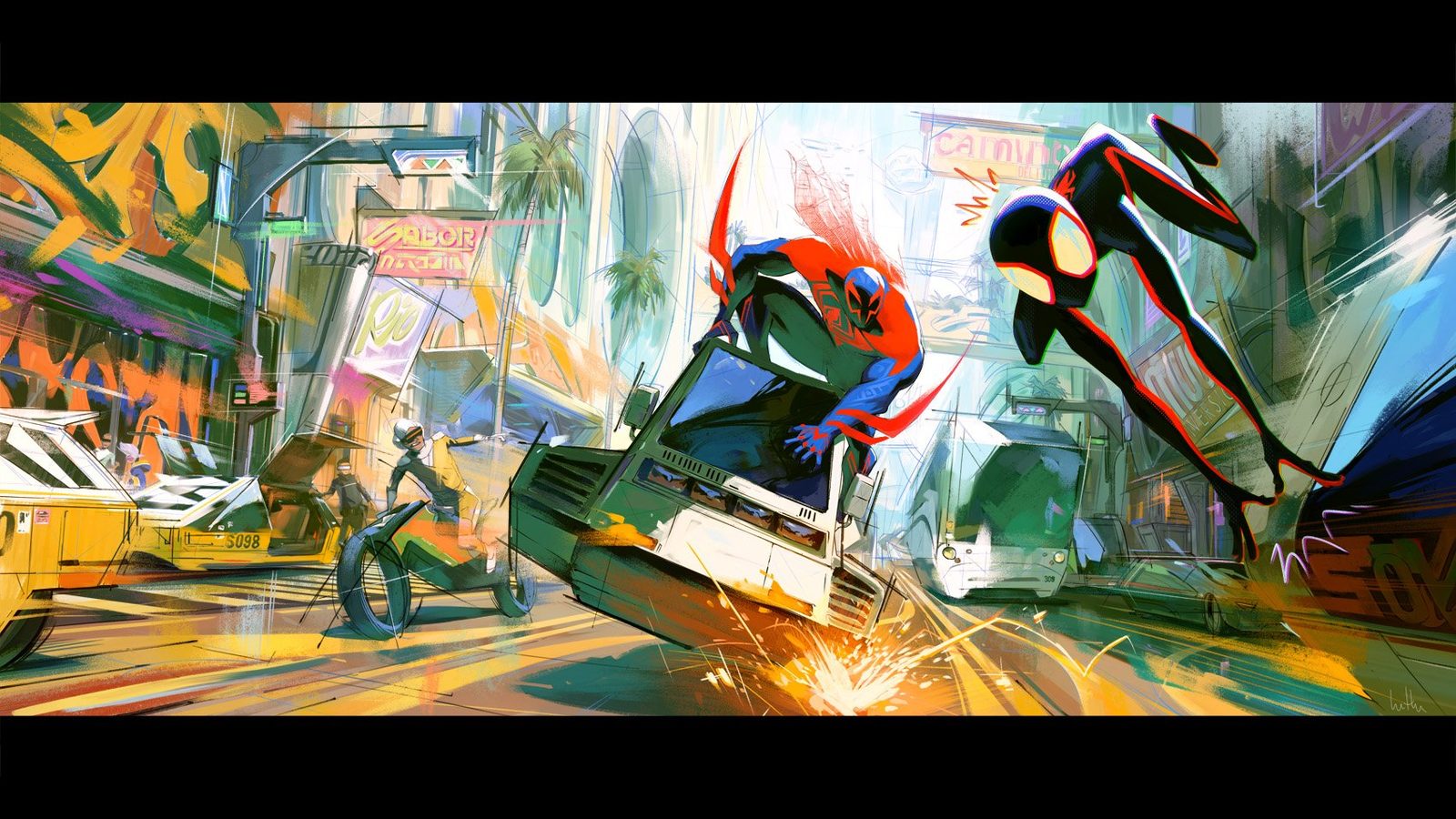Spider Man Across The Spider Verse Concept Art Hethe Srodawa Dev Illustration 01