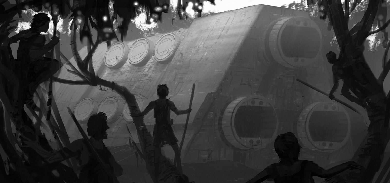 Star Wars Andor TV Series Concept Art Sketch V Jenkins 02