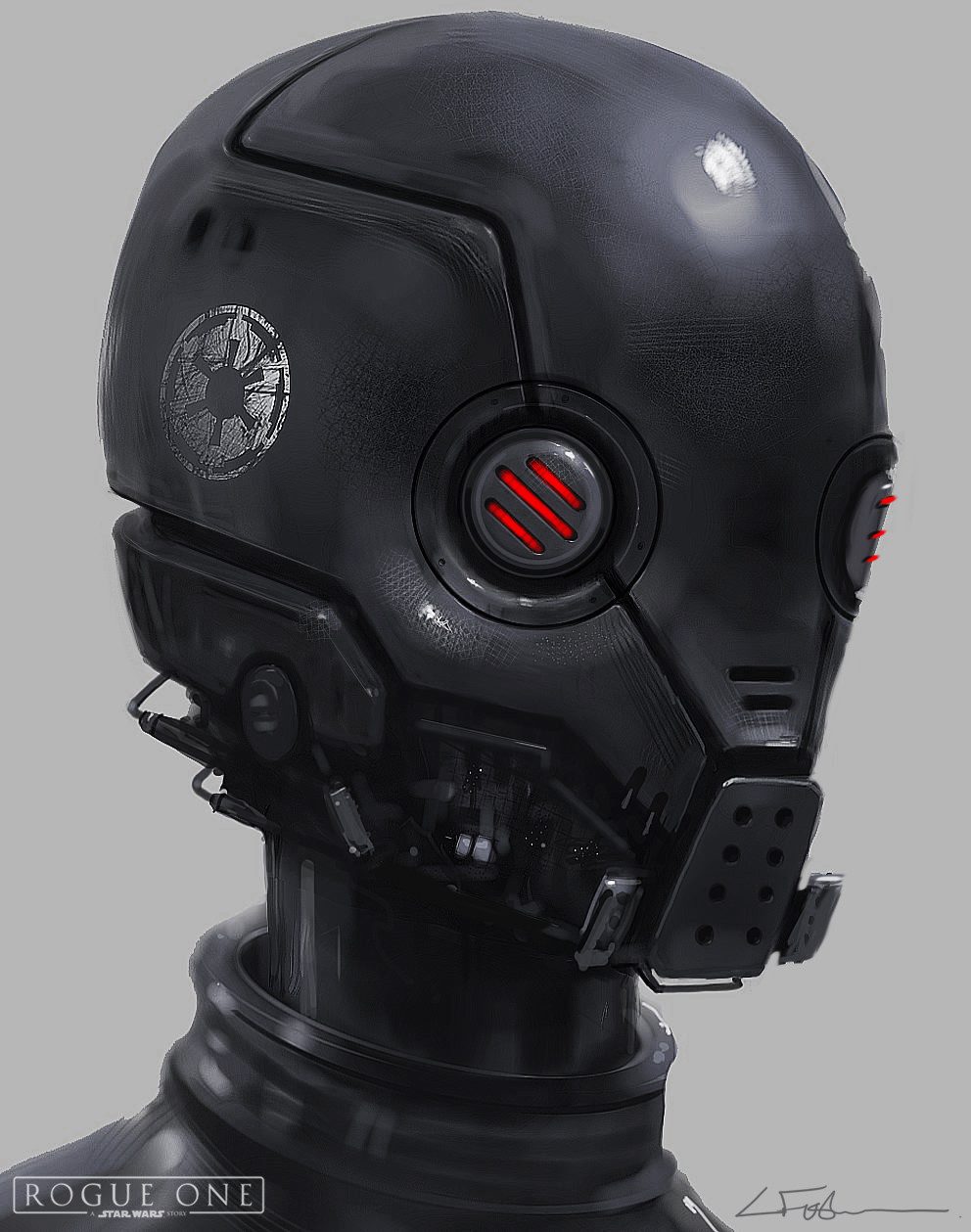 Star Wars Rogue One Concept Art Luke Fisher K 2SO 05