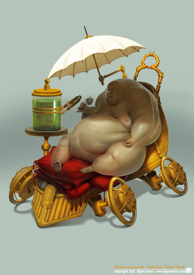 Steampunk Star Wars Illustrations by Björn Hurri Steampunk Star Wars Illustrations by Björn Hurri