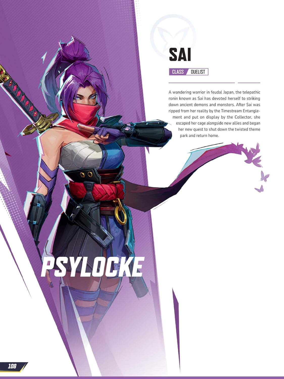 The Art of Marvel Rivals 108 Psylocke