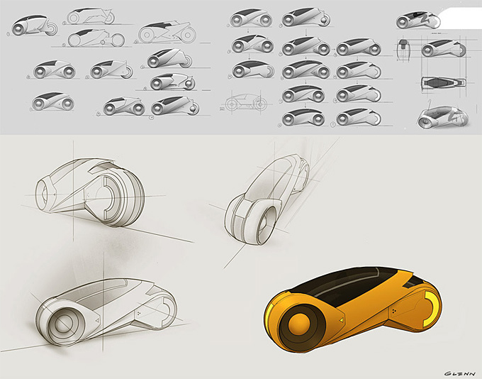 Chris Glenn Cycle Concept Art Tron Evolution Art Chris Glenn 06a